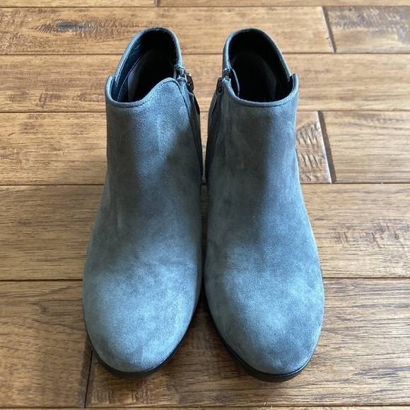 Sam Edelman Petty Ankle Boot Bootie Gray Suede Size 6.5 - Picture 6 of 13